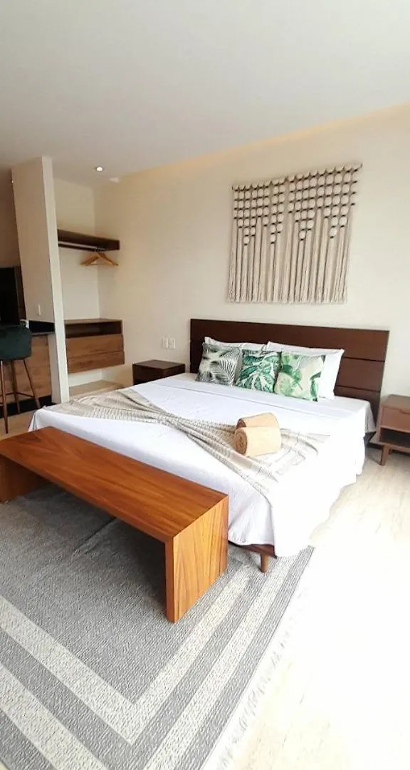 Tulum Hyde Home Office Master King Suite With Common Rooftop Pool Gym Wfi Мексика