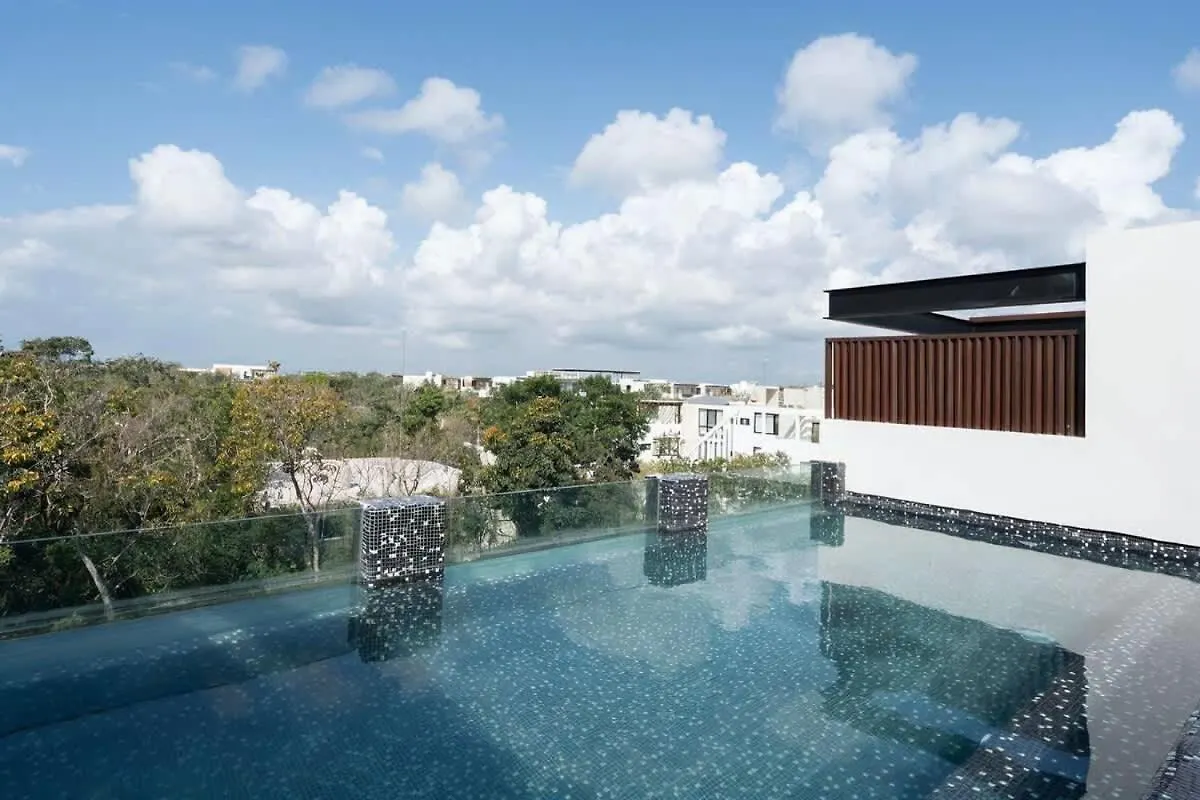 Apartman Tulum Hyde Home Office Master King Suite With Common Rooftop Pool Gym Wfi