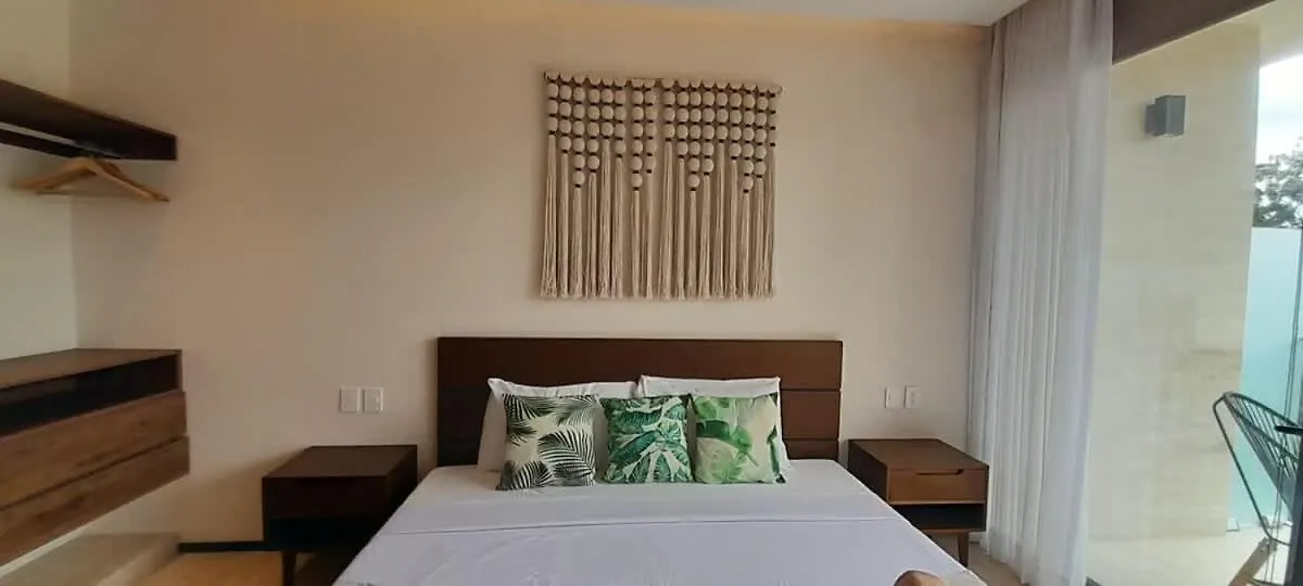 Apartman Tulum Hyde Home Office Master King Suite With Common Rooftop Pool Gym Wfi