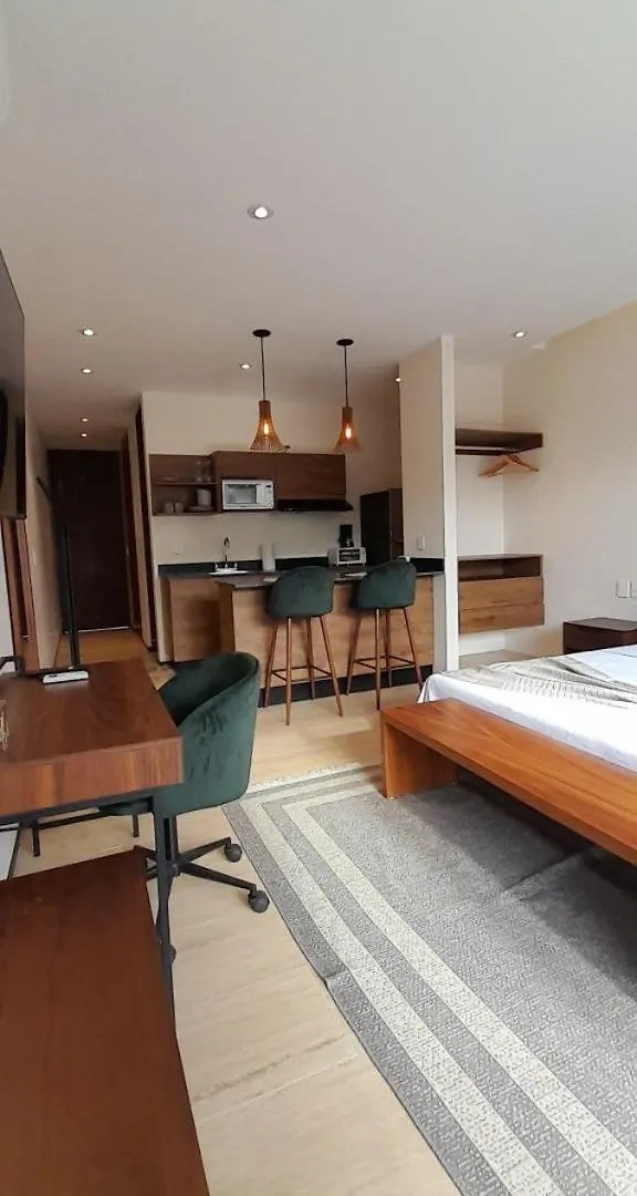 Apartman Tulum Hyde Home Office Master King Suite With Common Rooftop Pool Gym Wfi